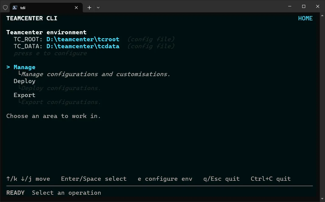 tcli home screen